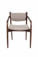 Stoel \'Torrance\' Armsteun - Beige/Bruin