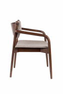 Stoel \'Torrance\' Armsteun - Beige/Bruin
