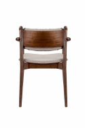 Stoel \'Torrance\' Armsteun - Beige/Bruin