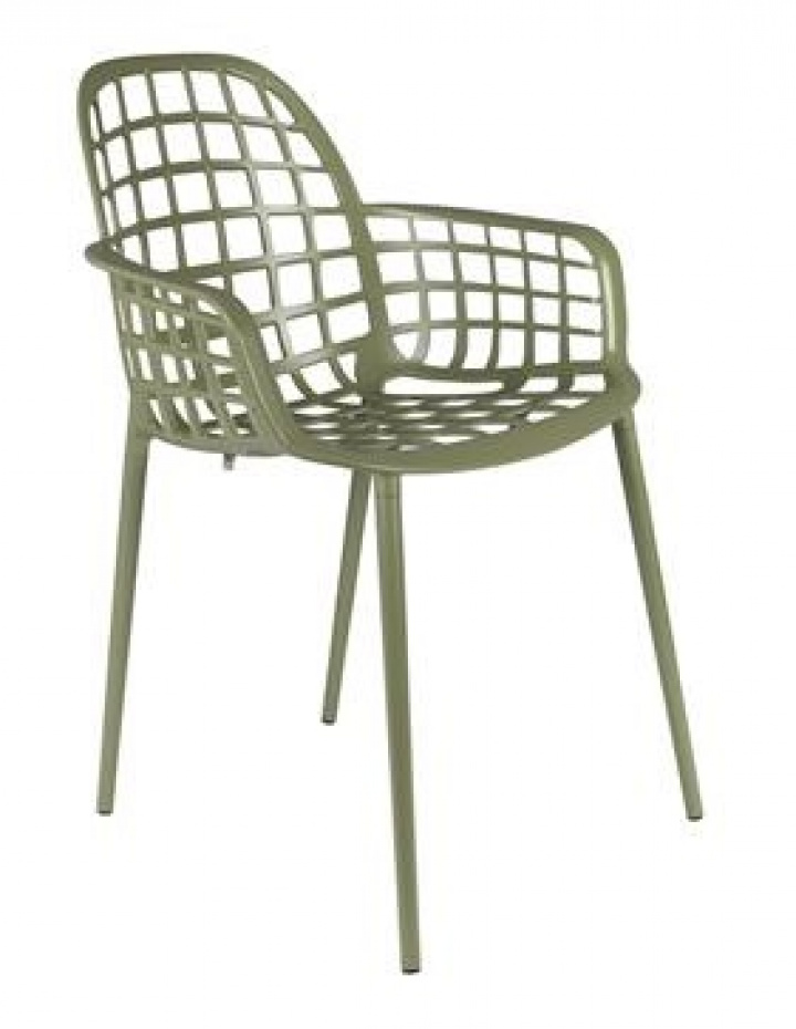 Stoel \'Albert\' - Groen in de groep Meubels / Zitmeubels / Stoelen bij Reforma (1200172)