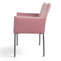 Fauteuil \'Dion\' - Velvet/Roze