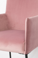 Fauteuil \'Dion\' - Velvet/Roze