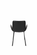 Stoel \'Brit\' - Leer/Zwart