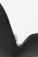 Stoel \'Brit\' - Leer/Zwart