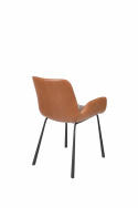 Stoel \'Brit\' - Leer/Bruin