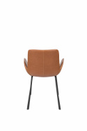 Stoel \'Brit\' - Leer/Bruin