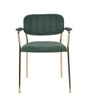 Stoel \'Jolien\' - Groen/Goud
