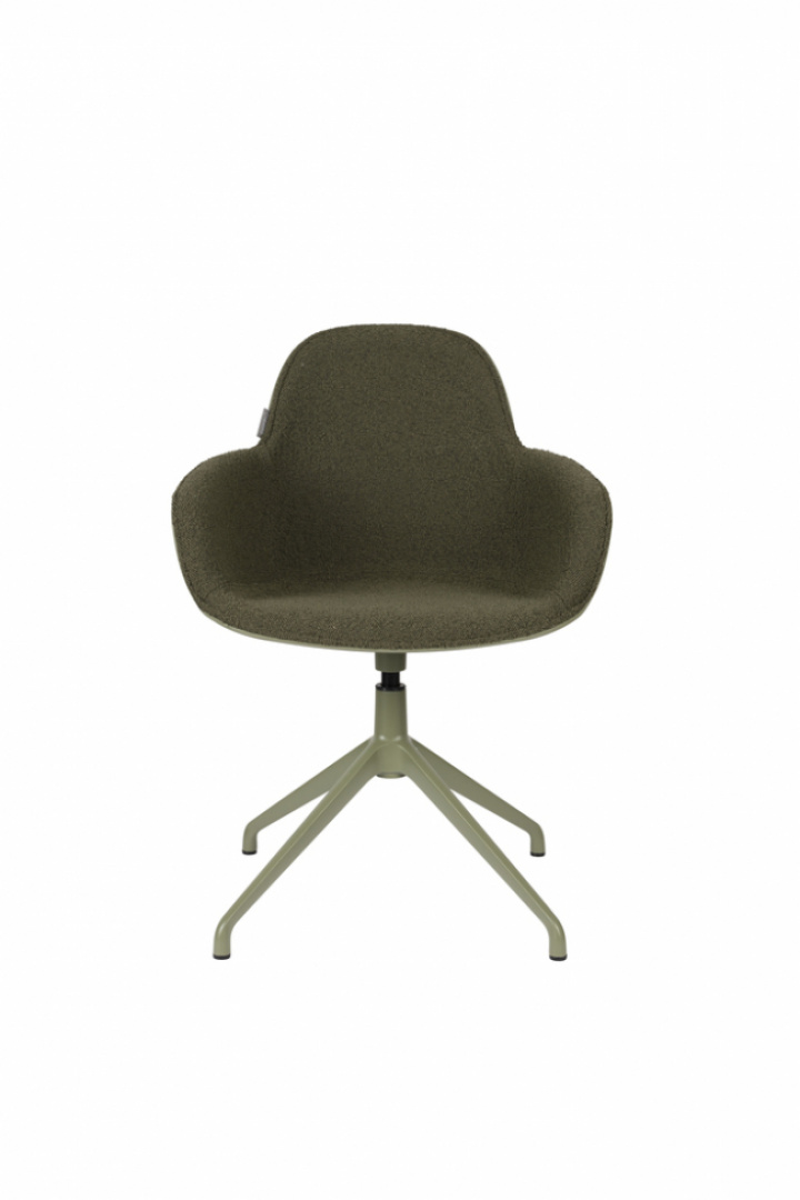 Stoel \'Albert\' draaistoel - Groen in de groep Meubels / Zitmeubels / Stoelen bij Reforma (1200234)