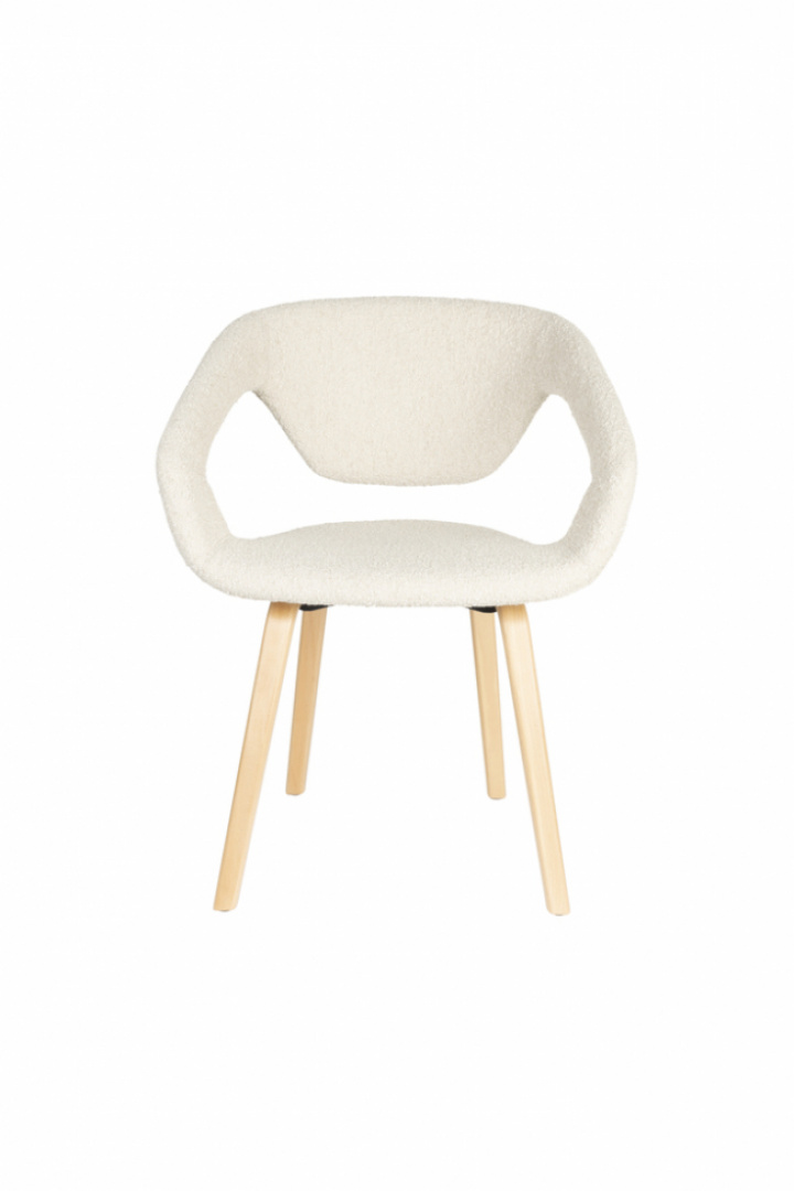 Stoel \'Flexback\' - Beige in de groep Meubels / Zitmeubels / Stoelen bij Reforma (1200253)