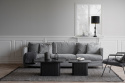 Salontafel \'Sullivan\' 80x80cm - Zwart