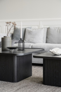 Salontafel \'Sullivan\' 80x80cm - Zwart