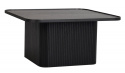 Salontafel \'Sullivan\' 80x80cm - Zwart