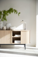Dressoir \'Haddington\' - Witgepigmenteerd/Zwart
