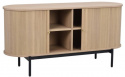 Dressoir \'Haddington\' - Witgepigmenteerd/Zwart