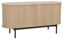 Dressoir \'Haddington\' - Witgepigmenteerd/Zwart