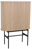 Kast \'Haddington\' - Witgepigmenteerd/Zwart