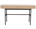 Bijzettafel \'Haddington\' Witgepigmenteerd/Zwart