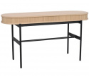 Bijzettafel \'Haddington\' Witgepigmenteerd/Zwart