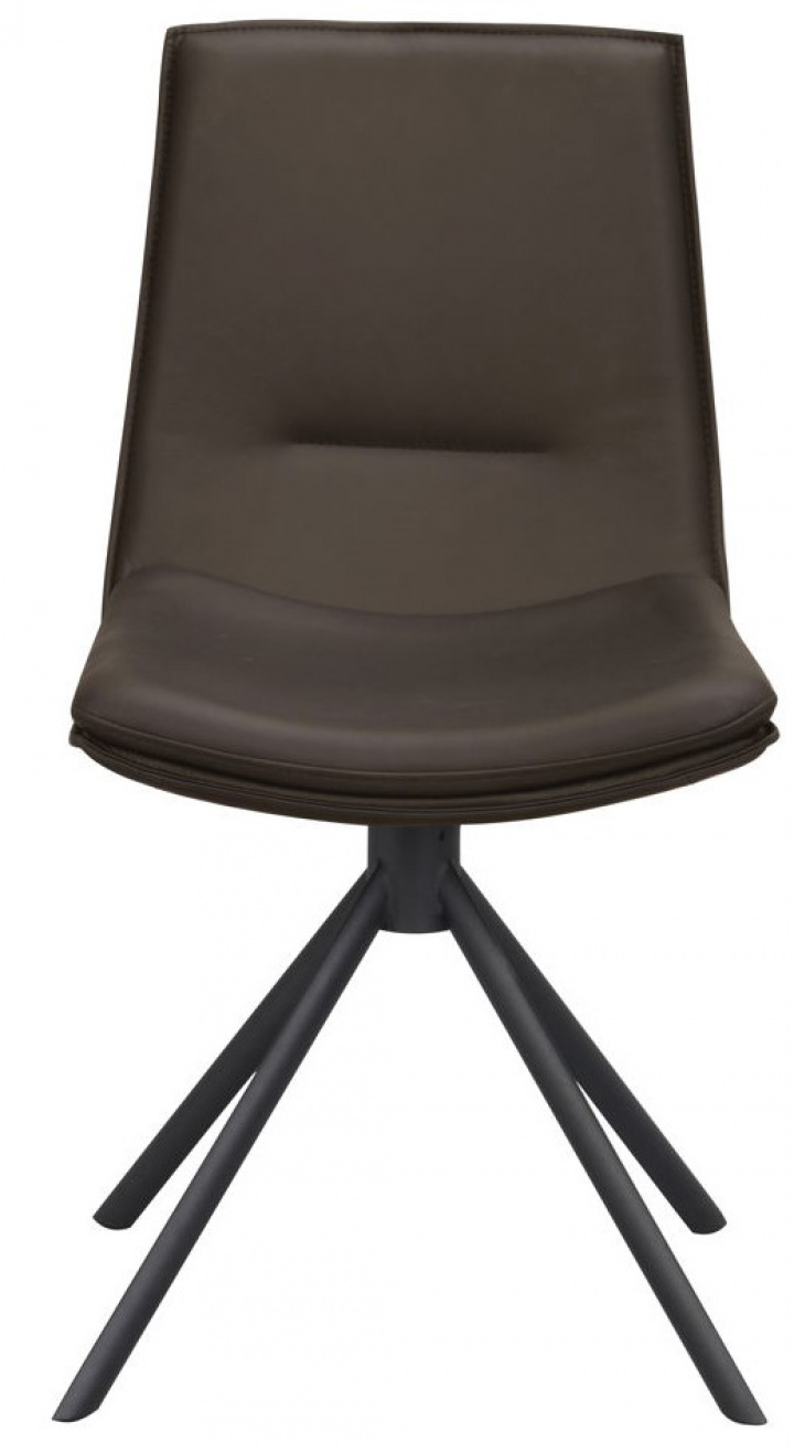 Fauteuil \'Lowell\' Draaiend - Bruin in de groep Meubels / Zitmeubels / Stoelen bij Reforma (120249)