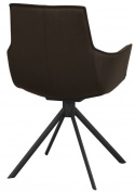 Fauteuil \'Lowell\' Draaiend - Bruin