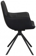 Fauteuil \'Lowell\' Draaiend - Zwart