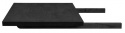 Aanbouwblad \'Carradale\' 50x100cm - Zwart