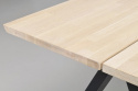 Eettafel \'Carradale\' 220x100cm - Witgepigmenteerd/V-poot