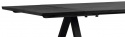 Eettafel \'Carradale\' 220x100cm - Zwart/A-poot