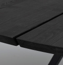 Eettafel \'Carradale\' Rond 150cm - Zwart/V-poot