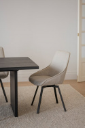 Eettafel \'Emmett\' 240x95cm - Zwart