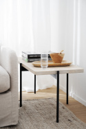 Salontafel \'Shelton\' 95x50cm - Witgepigmenteerd eik