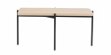 Salontafel \'Shelton\' 95x50cm - Witgepigmenteerd eik