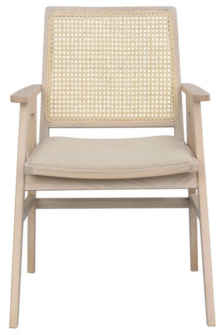 Fauteuil \'Prestwick\' - Witgepigmenteerd/Beige in de groep Meubels / Zitmeubels / Stoelen bij Reforma (120541)