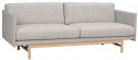 Bank \'Hammond\' 2-zits - Grijs/Natuur