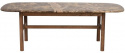 Salontafel \'Hammond\' 135x62cm - Bruin/Marmer