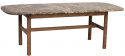 Salontafel \'Hammond\' 135x62cm - Bruin/Marmer