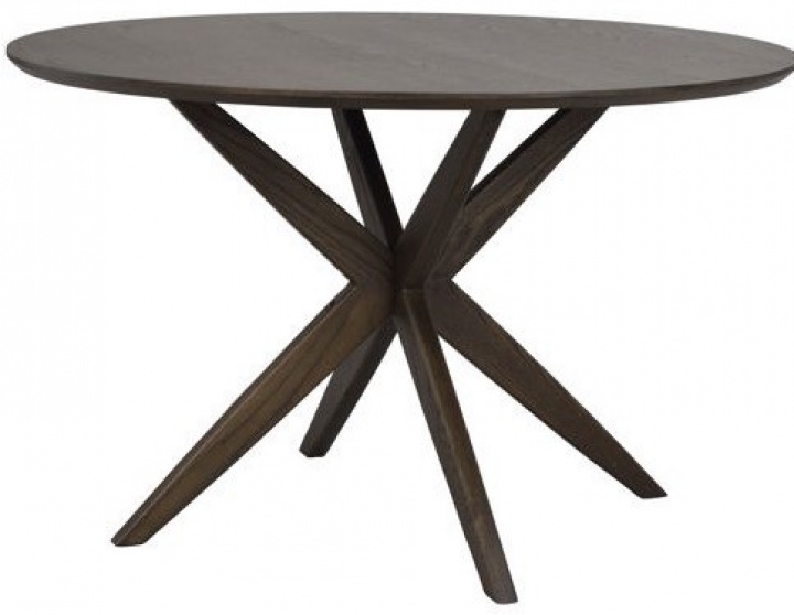 Eettafel \'Calverton\' Rond 120cm - Bruin in de groep Meubels / Tafels / Ronde eettafels bij Reforma (120652)