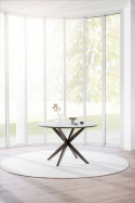 Eettafel \'Calverton\' Rond 120cm - Bruin