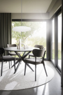 Eettafel \'Calverton\' Rond 120cm - Zwart