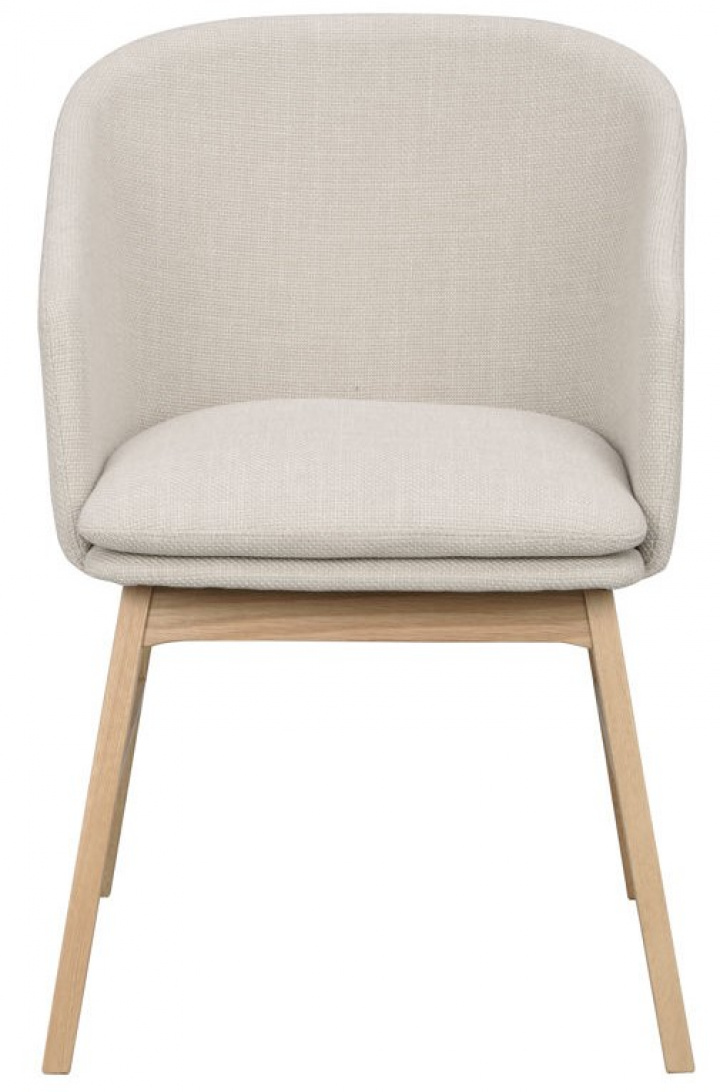 Fauteuil \'Windham\' - Beige/Eik in de groep Meubels / Zitmeubels / Stoelen bij Reforma (120664)