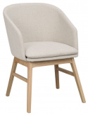 Fauteuil \'Windham\' - Beige/Eik