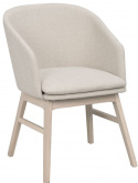 Fauteuil \'Windham\' - Beige/Witgepigmenteerd