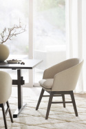 Fauteuil \'Windham\' - Beige/Bruin