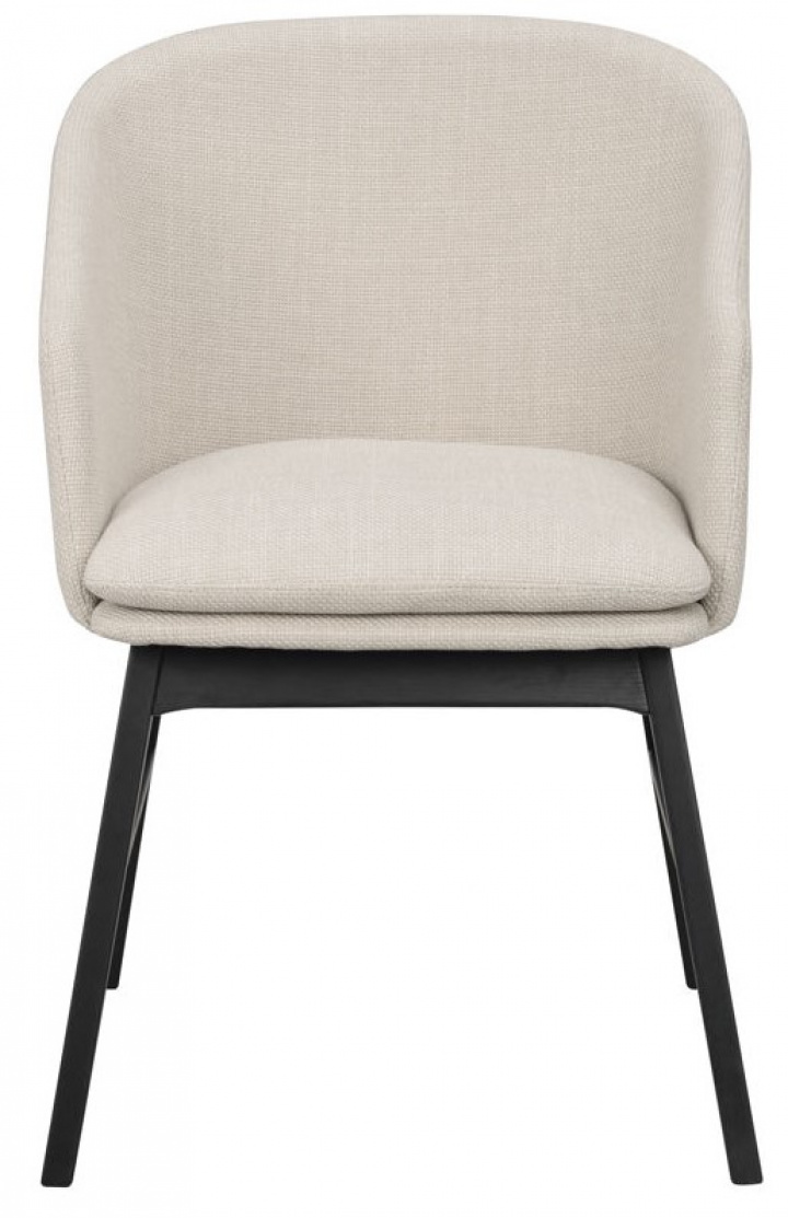 Fauteuil \'Windham\' - Beige/Zwart in de groep Meubels / Zitmeubels / Stoelen bij Reforma (120667)