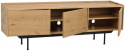 Tv-Meubel \'Brewerton\' - Eik/Zwart
