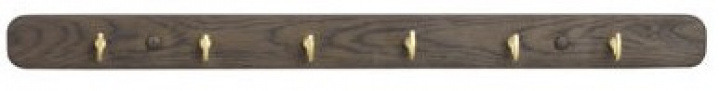 Haaklijst \'Inverness\' 65cm - Bruin in de groep Meubels / Planken & opslag / Kledinghangers bij Reforma (120736)