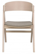 Fauteuil \'Waterton\' - Witgepigmenteerd/Bruin