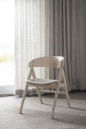 Fauteuil \'Waterton\' - Witgepigmenteerd/Bruin