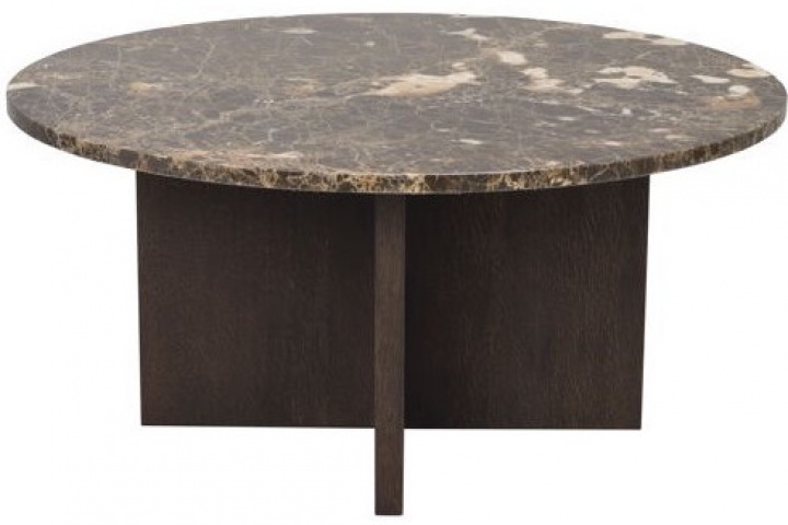 Salontafel \'Brooksville\' Rond 90cm - Bruin in de groep Meubels / Tafels / Salontafels bij Reforma (120786)