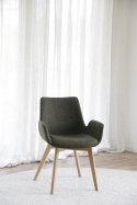 Fauteuil \'Drimsdale\' - Groen/Eiken